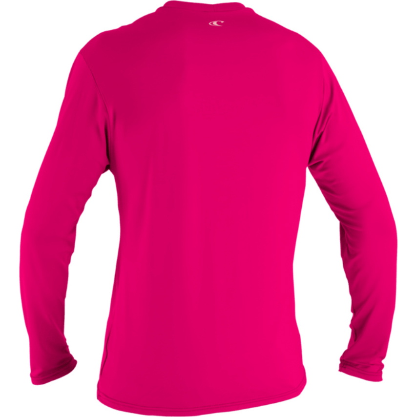 2026 O'Neill Junior Basic Skins Camiseta De Manga Larga Con Protección Solar 5711G - Watermelon